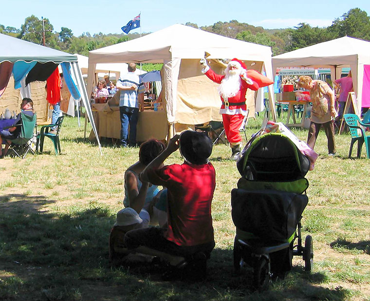 Santa at the 2004 Fete