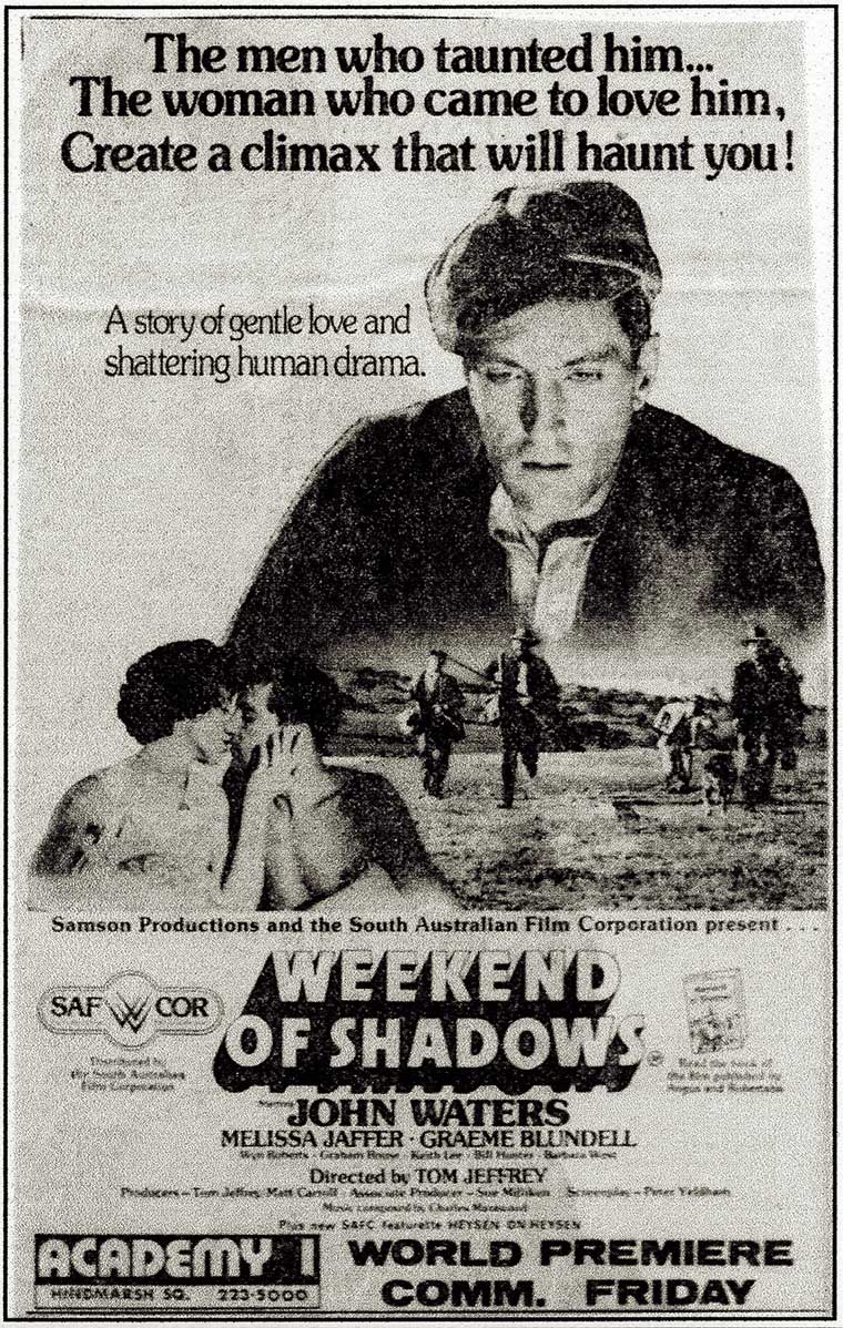 Weekend of Shadows flyer