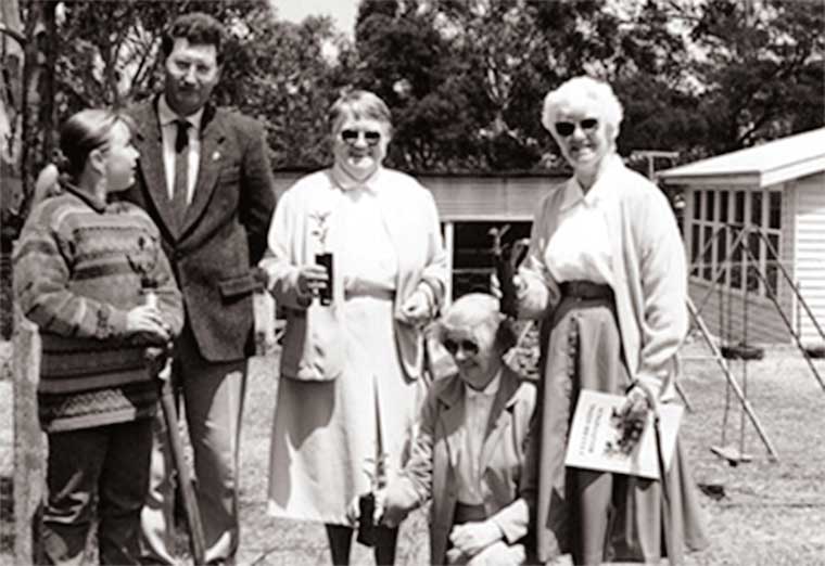 1992 Visiting nuns were asked to plant commemorative trees on the grounds