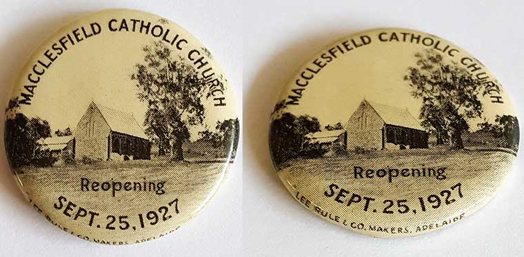 Badge sold to raise monies for the repairs of the church at the Diamond Jubilee