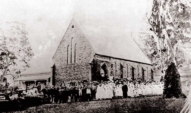 Confirmation 7 Oct 1886 at St James the Less. This is our earliest photograph.