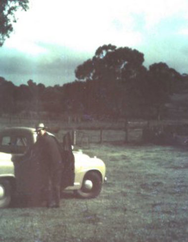 Bert and his Ute