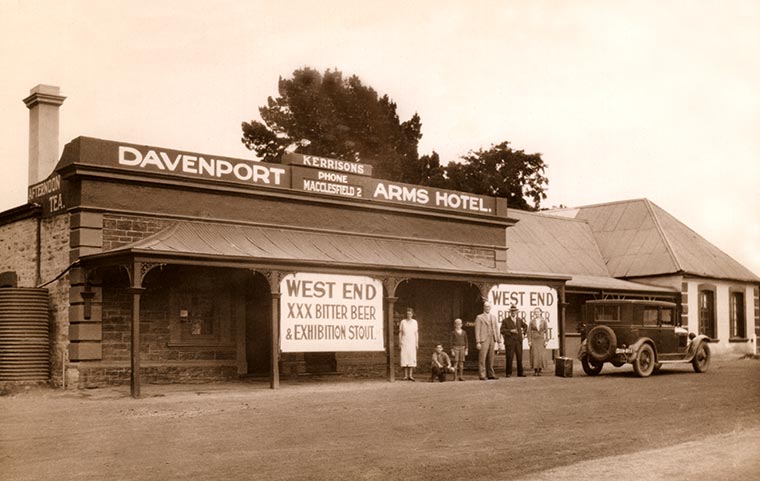 Davenport Arms Hotel, photo from K M Bowen