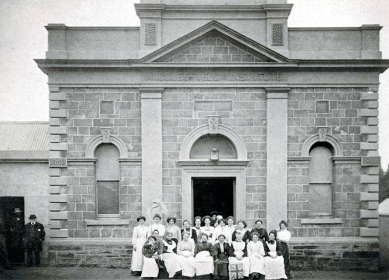 1914 Macclesfield Red Cross members during World War 1 (photo courtesy of Kay Stubbs)