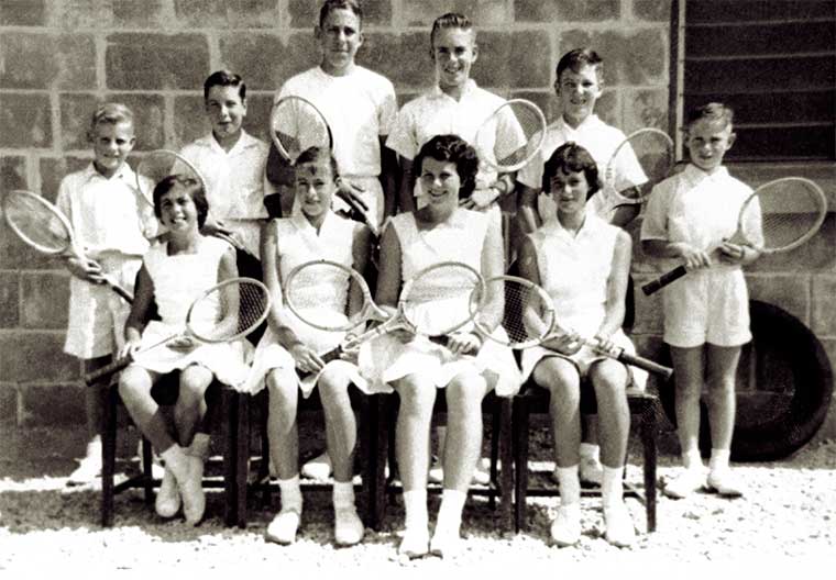 First Junior tennis team 1959-60