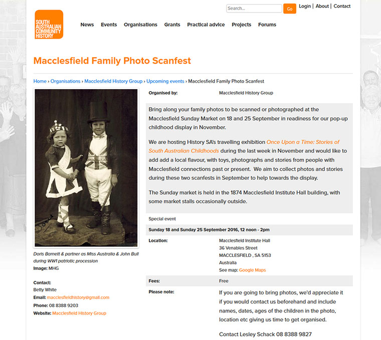 Macclesfield Photo Scanfest