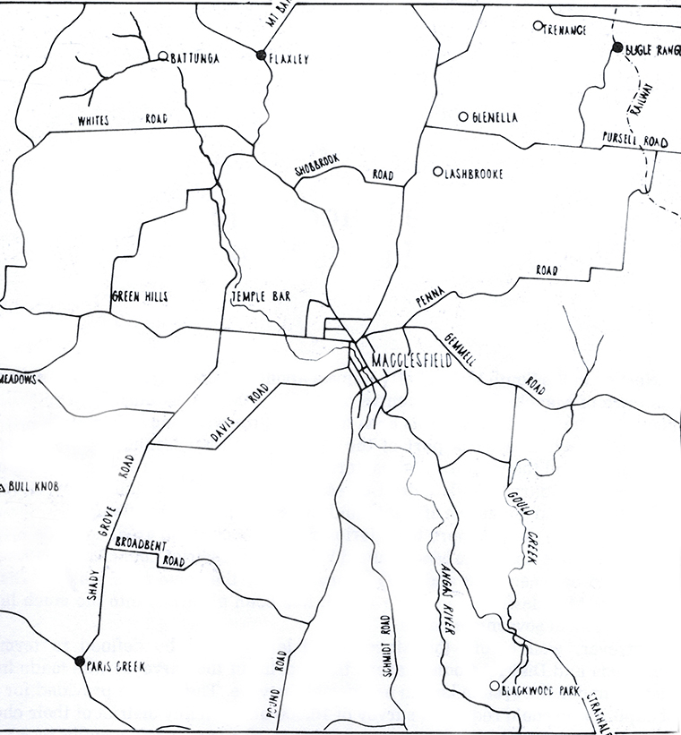 Map - Macclesfield District